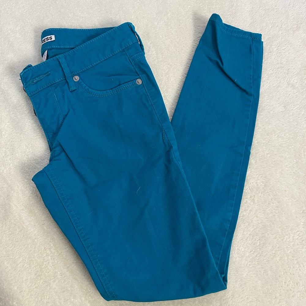 Express Neon Blue Jeans